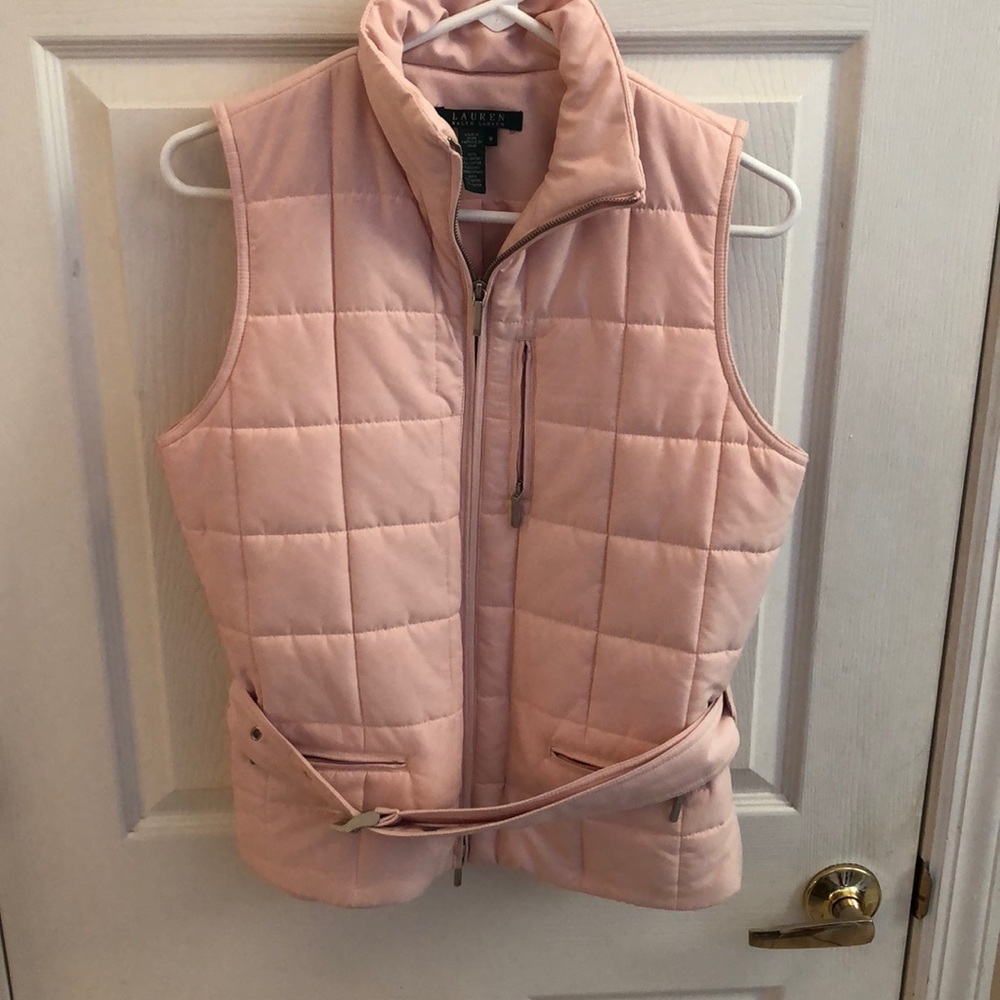 Lauren Ralph Lauren Zippered Vest Sz Medium